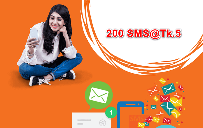 Banglalink 5Tk 200 SMS Pack Offer 2022