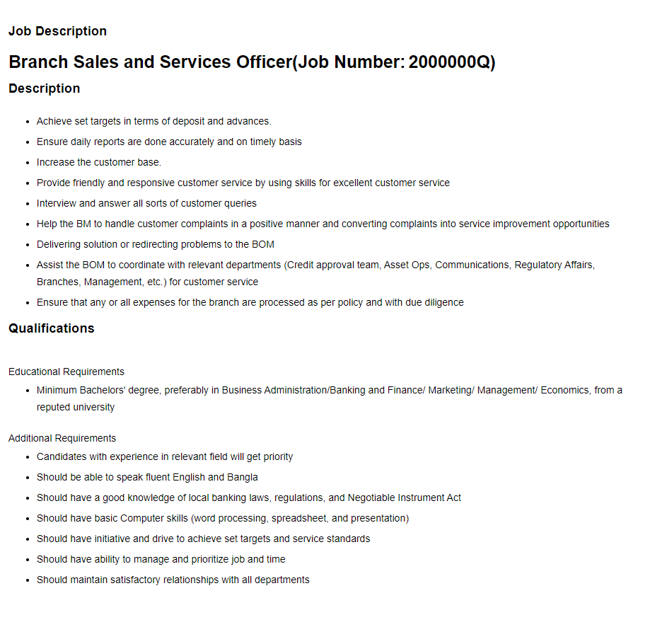 Brac Bank Job Circular Available Career 2020 Offerbuild